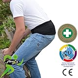 Hilft bei Rückenschmerzen, verspannten Muskeln, Schmerzen im Lendenwirbelbereich; bietet effektive Stützung bei langem Sitzen. Lindert Muskelzuckungen, die durch sich wiederholende Aktivitäten, Hebevorgänge, Sportverletzungen, Arthritis, Ischialgie, Bandscheibenvorfälle etc. verursacht werden können Kann auch zum Schutz vor Verletzungen während einer kontrollierten Diät (bei plötzlichen intensiven Trainingseinheiten) eingesetzt werden Hinweis: Immobilisierende Stützen sollten nicht dauerhaft getragen werden, da sich eine Gewöhnung einstellen kann.