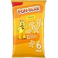 Pom Bear Cheese Multipack Crisps (6 x 13g) X 2 Pack, Cheese Flavour Teddy Shaped Potato Snack, Gluten free, No artificial colours & Flavours, Suitable for Vegetarians and Vegans
