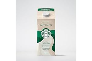 Starbucks® - Caffè Latte - Multiserve 750 ml - Café au Lait en Brique Refermable Prêt-à-Boire - Vendu à l'Unité