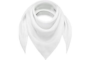 Basic Sense Square Chiffon Scarf Retro Lightweight Neck Scarves Bandana for Women