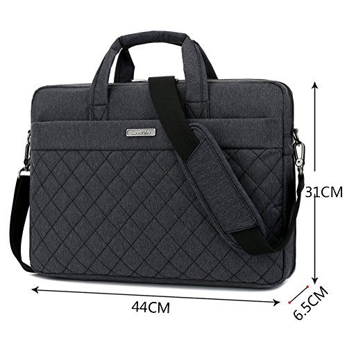 Notebook Tasche Aktentasche Laptop Tasche Laptoph  lle Laptoptasche 15 6 Zoll  wasserfest stabiler Schock-Airbag Verdickungsschutzschicht espandierte 