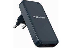 20W 2-Portowa ładowarka USB, Elexlinco USB C Zasilacz PD 3.0 USB C Power Adapter Wtyczka ładowania Kompatybilna z iPhone, iPad, Samsung Galaxy, Nexus, HTC, Motorola, LG i Wielu iInych (Niebieska)