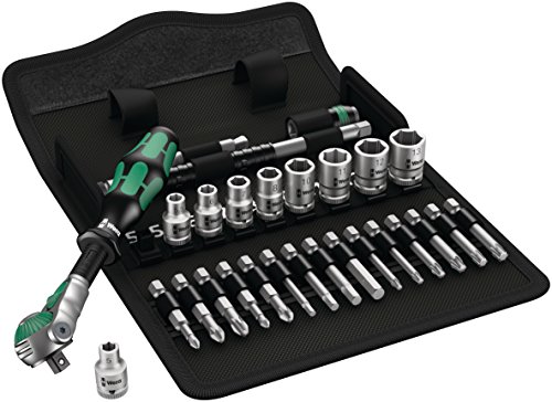 Wera Zyklop Speed-Knarrensatz 8100 SA 6, 1/4 Zoll-Antrieb, metrisch, 28-teilig, 05004016001 - 2