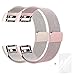 Produktbild Fun Sponsor Fitbit Charge 2 Armband, Milanese Edelstahl Handgelenk Ersatzband Armbänder mit Magnet-Verschluss für Fitbit Charge2 Roségold & Champagner + Bonus 2 Displayschutzfolie by