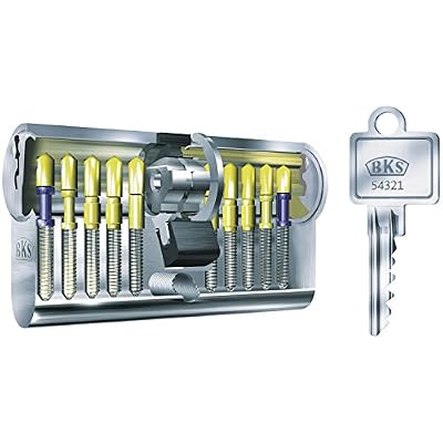 BKS cylindre profilé avec GF, Bl avec 3 clés 40/60 mm, 88120041