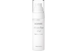 UCANBE Dewy Setting Spray for Makeup, Long Lasting Hydrating Make Up Finishing Mist for Face, Micro-Fine Mist Fixing Spray for Radiant Glow Finish, Lightweight & Waterproof for up to 16 Hours Wear