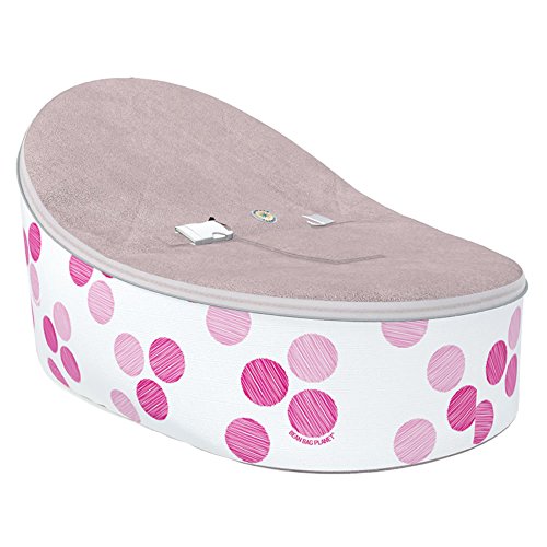 Baby Bean Bag in Pink Spotty Design