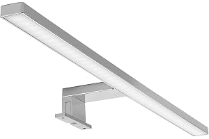 SOTECH LED-utanpåliggande lampa SKY 600 mm, neutralvit (4000K), 230V/8W, polerad krom, spegellampa, skåplampa, badrumslampa