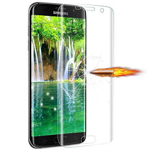 [4 Stück] Galaxy S7 Edge Schutzfolie, Rusee Clear Screen Protector Klar Panzerfolie Display Schutzfolie Displayschutz Folie Anti-Fingerabdruck Displayschutzfolie [Vollständige Abdeckung] [Schmutzresistent] [HD Anti-Luftpolsterfolie] [Blasenfreie Anti-Kratz] für Samsung Galaxy S7 Edge - 6