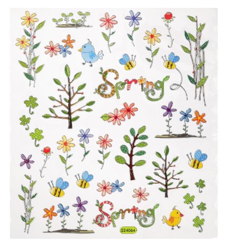 Hobby Design Sticker * Blumen und Zweige Frühling Ostern * Aufkleber