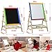 Kids Bedroom Wooden Double Sided Easel Chalk Drawing Board Drawing Children Learning Board