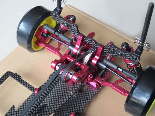Rcmodelpart Alloy & Carbon Rc 1/10 4wd Drift Racing Car Frame Kit for 1:10 Sakura D3 Cs