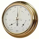 Schiffswetterstation aus Barometer,Thermometer und Hygrometer