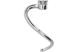 Haofy Gancio per Impasto di Ricambio per KitchenAid, Gancio Impastatore, Gancio per Impasto di Ricambio Testa per Impasto in Acciaio Inossidabile per KSM7586P KSM7990 KSM8990 Robot da Cucina