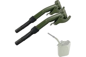 motofans Kanisterauslauf Ausgießer für Metallkanister, Ausgießer Benzinkanister,Reservekanister Ausgießer,Kraftstoffkanister Auslaufrohr(2 Stücke)