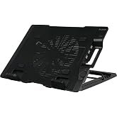 Zalman ZM-NS2000 Fanlı Y&uuml;kseklik Ayarlı Diz&uuml;st&uuml; Bilgisayar Soğutma Cihazı, Siyah
