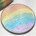 Rainbow Highlighter Blusher Eyeshadow Shimmer Powder Palette 3 In 1 Makeup Bronzer Contour Cosmetics