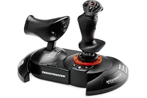 Thrustmaster T.Flight Hotas Neo Ace Combat 8 Flight Stick för PS5, PS4, PC | Joystick och gasreglage för flygsimulering, vibrationsfunktion, Hall Effect, dubbla roder, kompatibel med PS5, PS4, PC