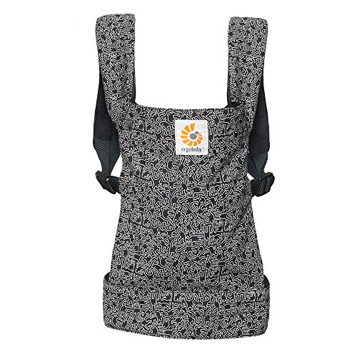 Preisvergleich Produktbild ERGObaby DCAKHBLK Special Edition Puppentrage Keith Haring, schwarz