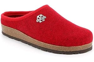 Grunland Sara CB0169 Grigio Ciabatte Donna Plantare Feltro Lana