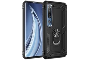 BestST Case for Xiaomi Mi 10/mi 10 Pro, 360 Degree Mobile Phone Case, Bumper Case, Robust Cover, Ultra Hybrid Protective Case, Screen Protector for Xiaomi Mi 10/mi 10 Pro, Black