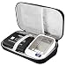 Produktbild bovke EVA Hard Case Reise Tragetasche für Omron 5 Series Wireless Oberarm Blutdruckmessgerät passend für Standard und große Arme (bp742 N), schwarz schwarz
