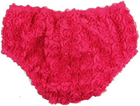 Kirei Sui Baby Girls Rosettes Bloomers Hot Pink