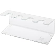 MAUL Stempelträger 11x10x11 cm | Eleganter Stempelhalter in runder Ausführung | Platzsparender Büro Organizer für bis zu 6 Stempel | Ideal für Datumstempel und Firmenstempel | Schwarz