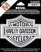 Produktbild Harley-Davidson Aufkleber B&S Mittel Silber - D3023C
