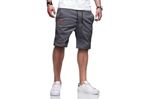 Tansozer Short Homme Ete Chino Casual Shorts avec Poches