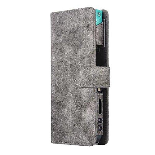 Preisvergleich Produktbild Iqos-E-Zigarettenetui, Lederimitat grau