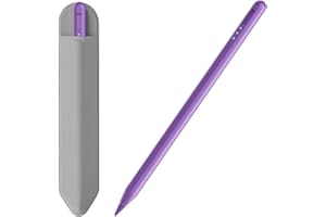 JVKZAEN iPad 11 & 10th Gen Stylus Pen, 14 Minutes Faster Charging Stylus Pen with Pen Holder, Palm Rejection, Tilt Sensitivity for iPad Air 11/13" (M3/M2), Pro 11&13 (Dark Purple)