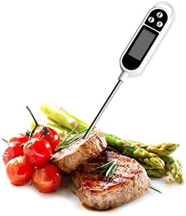 Geatex First Choice Chef Cooking Thermometer - Instant Read - Best Digital Thermometer for Meat, Poultry, BBQ and Candy - Lifetime Guarantee