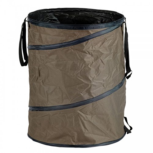 PopUp Gartenabfall-Tasche, stabile Auführung, taupe, H: 68cm, B: Ø 53cm