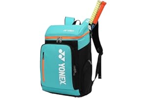 YONEX Mochila deportiva de gran capacidad de calidad, bolsa de raqueta con múltiples compartimentos para bádminton y tenis, compartimento separado para zapatos.
