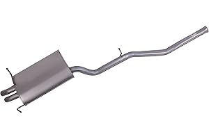 PGONA BESTPRICE 1x Silencieux arrière Compatible avec MERCEDES-BENZ Classe C (W203), Classe C modèle T (S203), CLK (C209)