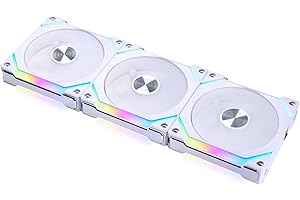 Lian Li UNI FAN SL120 V2 RGB PWM Lüfter, 3-pak - 120 mm, biały