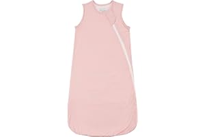 SIMYJOY ENJOY THE SIMPLICITY SIMYJOY Baby Sleeping Bag 1.0 Tog 18-36 Months Newborn Bamboo Sleep Sack Toddler Wearable Blanket with 2-Way Zipper, Pink