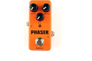 Tongping Kokko Effektpedal für E-Gitarre, True Bypass-Vollmetallgehäuse (Phaser)