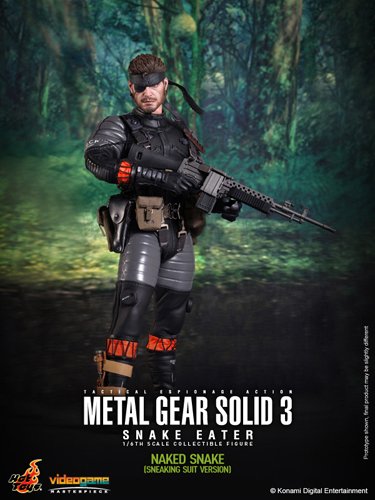 Naked Snake 12in Hot Toys Fig. Metal Gear Solid