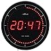 Produktbild Atlanta Wanduhr mit roter LED Anzeige Digital Quarz - 4212