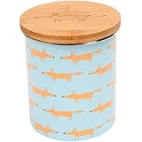 Scion Living Mr Fox Storage Jar Multi Print Blue