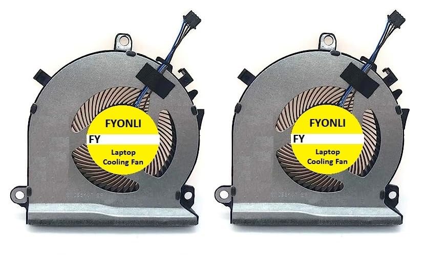 Generic New CPU Fan (L+R) for Hp Pavilion Gaming 15-EC2076ax Fan (Pair)