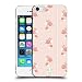 Produktbild Head Case Designs Streifen Und Rosen Französische Land Muster Ruckseite Hülle für Apple iPhone 5 / 5s / SE