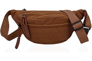 Bieiyhe Bolso Bandolera de Cintura Mujer,Fany Bag,Riñonera Trabajo,Riñonera Deportiva,Riñonera Viaje,Fanny Pack,Riñonera Cinturón Ajustable,Riñonera Multifuncional, Riñonera Moda para Casual Correr