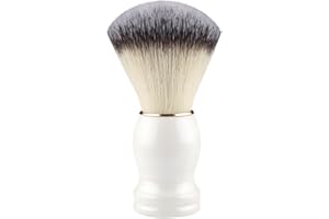 Aiweijia Shaving Brushe Wooden Handle Nylon Hair Shaving Brush Tool Shave Brush for Men Professional Hair Salon Tool Gifts Home Travel