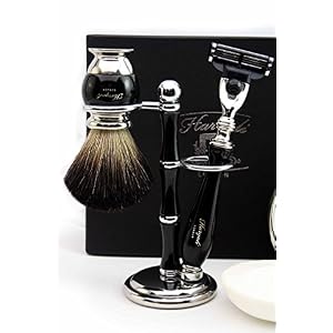 Haryali London Shaving Kit – 5 Pc Shaving Kit – 3 Edge Shaving Blade Shaving Razor - Best Badger Shaving Brush – Shaving… - Image 3