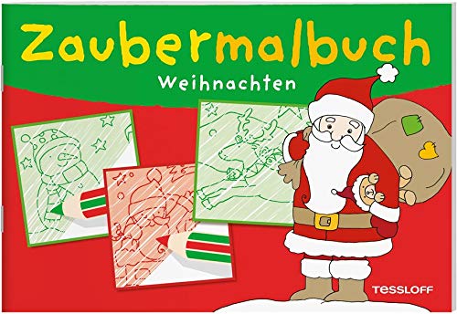 Zaubermalbuch Weihnachten: Ein magischer Spiel-Spaß ab 3 Jahren (Malbücher und -blöcke)