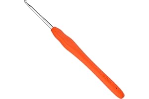 Totofy agujas crochet 3 mm,ganchillos crochet con mango suave ergonómico, agujas ganchillo adecuado para principiantes y entusiastas del ganchillo