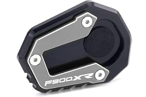 Modeer für BMW F900XR 2020-2022 Ständer Fuß Seitenständer Vergrößern Verlängerungsplatte Pad F 900XR F900 XR f 900 xr Zubehör (Grau)